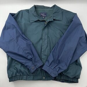 Vintage English Squire Two‑Tone Jacket Men 2XL Made in Korea 90s Plaid Lined Har